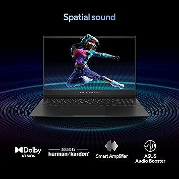 ASUS Vivobook S 14 OLED Laptop, Intel Core Ultra 9 185H, 16GB, 1TB SSD, Neutral Black, S5406MA-AS96, Intel Evo Edition