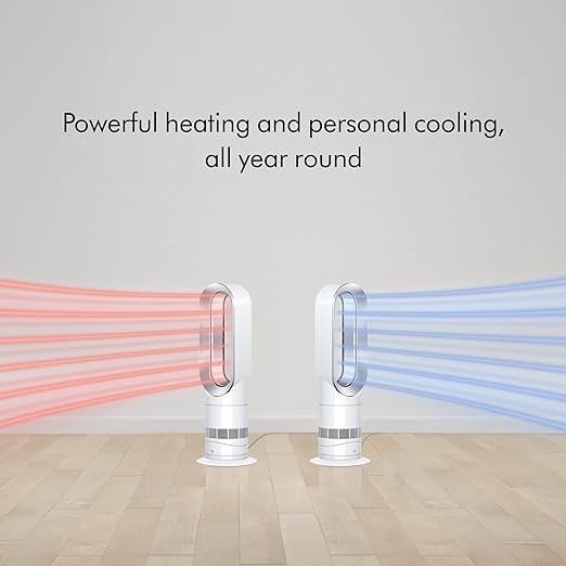 Dyson Hot+Cool™ AM09 Jet Focus heater and fan, WhiteSilver