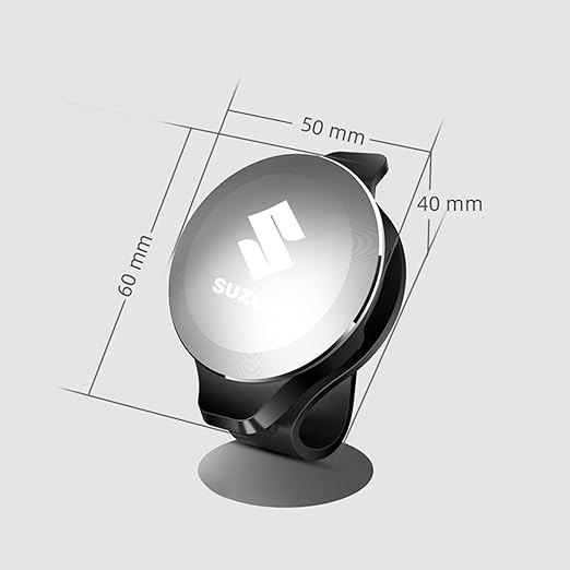 Fumezu Car Eyeglass Clip, Compatible with Suzuki Car Storage, Sunglasses Clip, Alloy Material, Protect Eyeglasses, Card Storage Clip, Easy Installation, Black