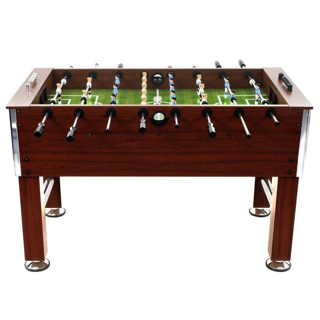 Football Table Steel 60 kg 140x74.5x87.5 cm Black Foosball fussball Fusball Game